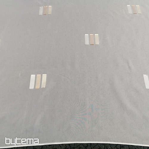 Bijela voile zavjesa 36935/320