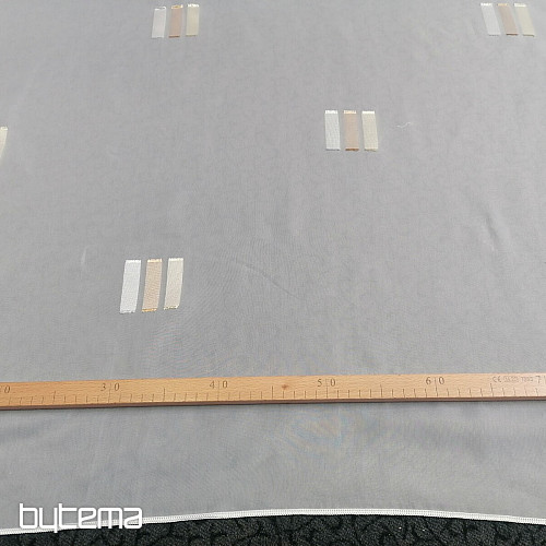 Bijela voile zavjesa 36935/320