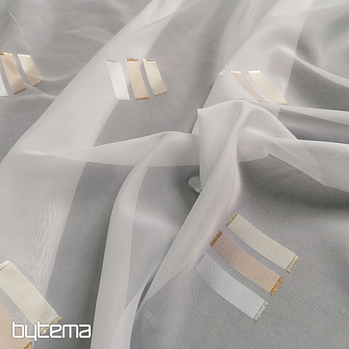 Bijela voile zavjesa 36935/320