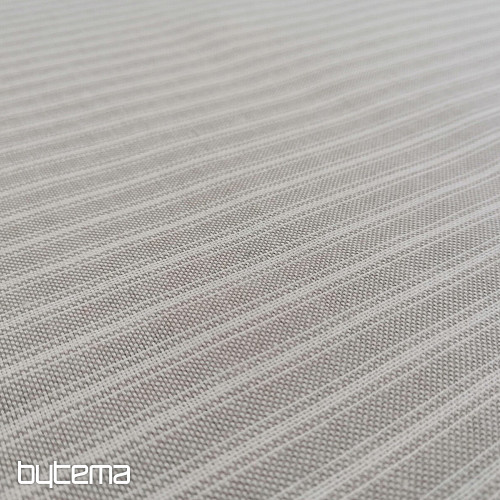 Dekorativna tkanina Iris pruge - bež 50