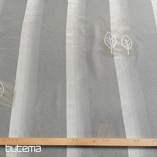 Voile zavjesa krem latice bež - 731/300