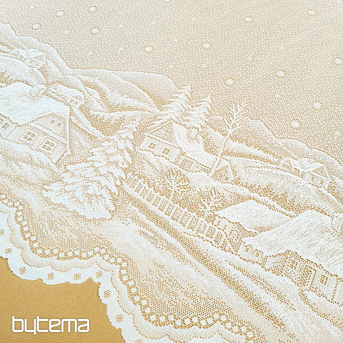 Jacquard zavjesa - ZIMSKI KRAJOLIK A383101