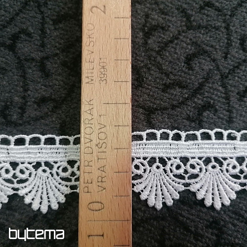 Čipka 5541/01- 4 cm bijela