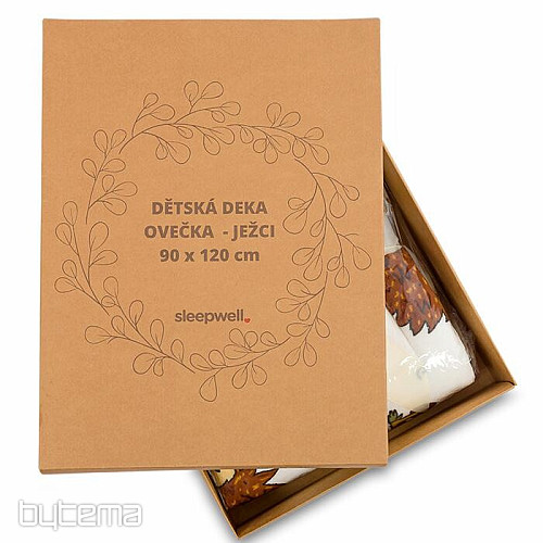 Dječji pokrivač OVCA u poklon kutiji - JEŽ