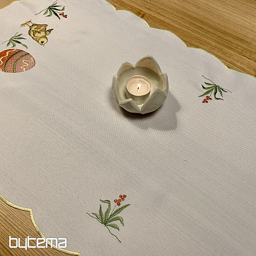 Vezeni stolnjaci i šalovi PILE žuti