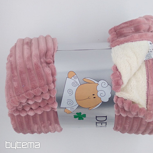 Deka EXTRA soft sheep - samt STAR PINK