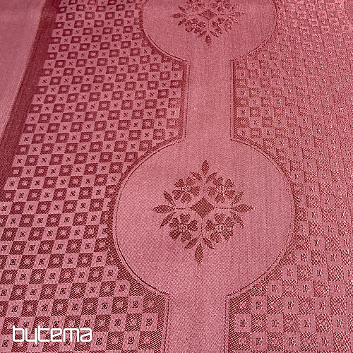 Stolnjak DAMASK terakota 120x140