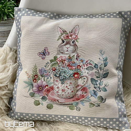 Navlaka za jastuk od goblena BARE IN A MUG siva