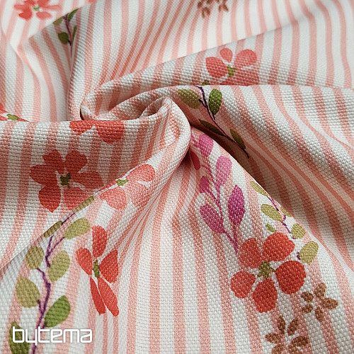 Dekorativna tkanina AVIGNON PINK STRIPE