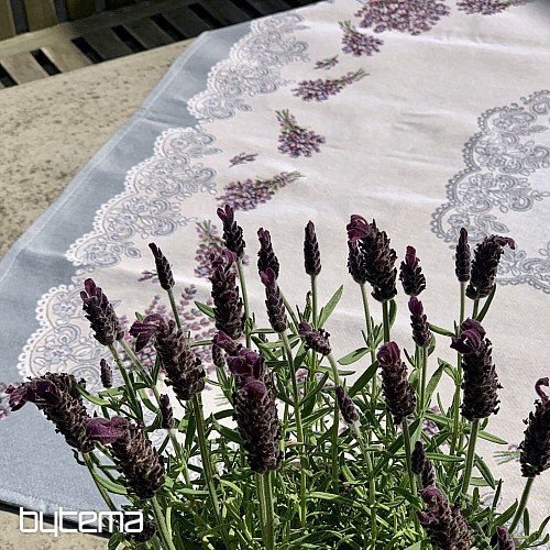 Goblen stolnjak i šal LAVANDA ČIPKA
