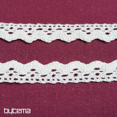 Pamučna čipka 5420 16mm BIJELA