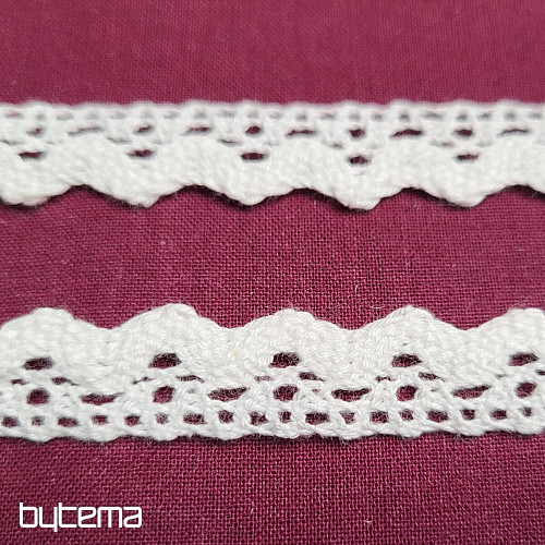 Pamučna čipka 5420 16mm BIJELA