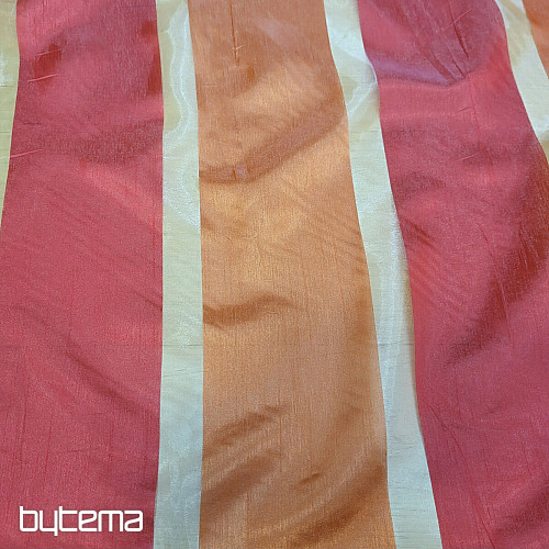 Organza STRIPES OF FIRE
