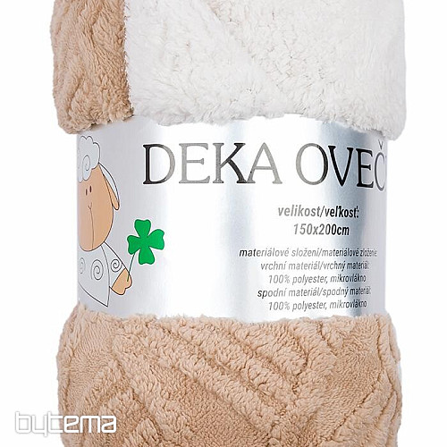 deka Sheep LINKY CHOCOLATE 150 x 200
