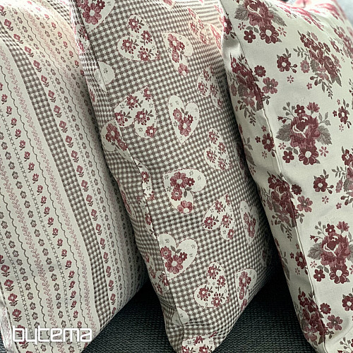 Navlaka za jastuk TOSCANA RIGA STRIPE bordo