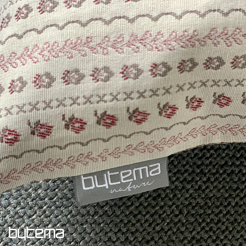 Navlaka za jastuk TOSCANA RIGA STRIPE bordo