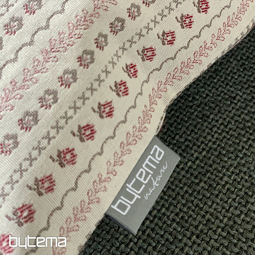 Navlaka za jastuk TOSCANA RIGA STRIPE bordo