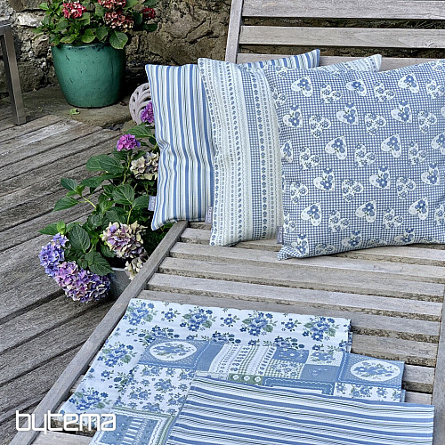 Navlaka za jastuk TOSCANA RIGA STRIPE plava