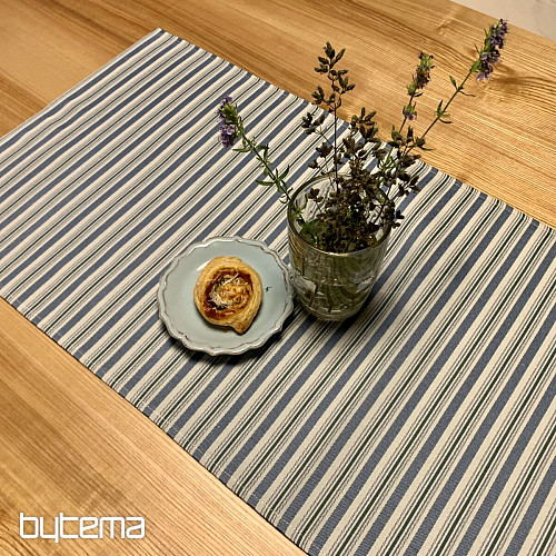 Stolnjak i šal TOSCANA VALERY MULTI STRIPE plavi