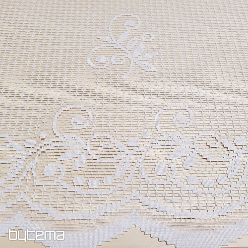 Jacquard zavjesa V 215 bijela