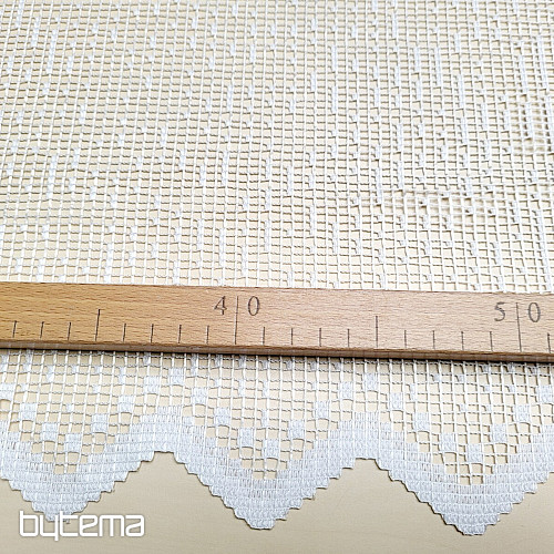 Jacquard zavjesa V 893 bijela