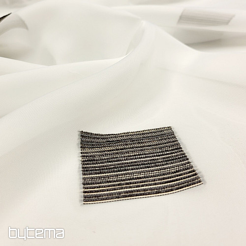 Voile zavjesa GERSTER BLACK SQUARE