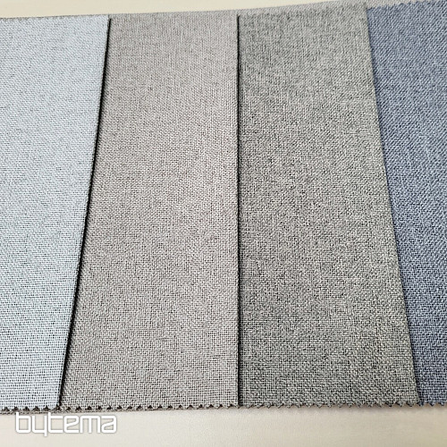 Dizajnerska dekorativna tkanina GERSTER DIM OUT 77047/840 SIVA