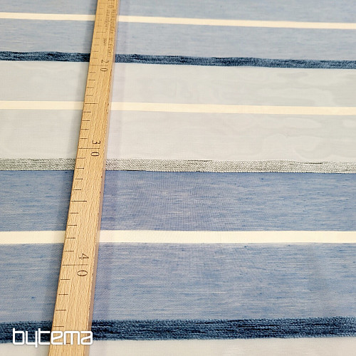 Voile zavjesa BLUE WHITE STRIPES