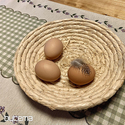 Goblen stolnjak i šal HUSIČKA ZELENI KAR
