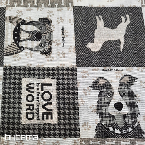 Dekorativna tkanina DOG WORLD