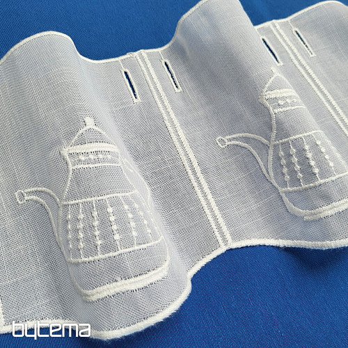 Vitražna zavjesa GERSTER 11679/019/0010 bijela