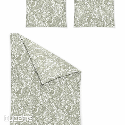 IRISETTE luksuzna satenska posteljina FLORENZ 8447-30 GREEN