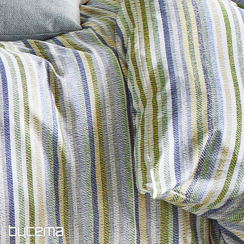 IRISETTE luksuzna mekana krepa EASY 8513-30 zelene pruge