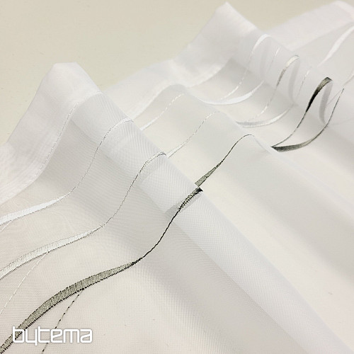 Gotova zavjesa WAVE GREY