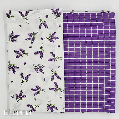 Pamučni ručnici LAVANDA KOSTKA