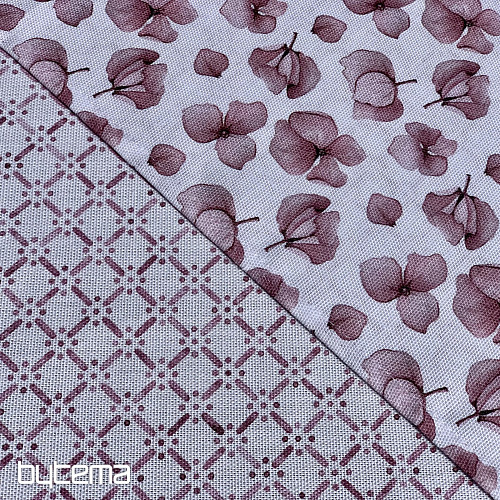 Stolnjak i šal MONTANA OLD PINK GRID