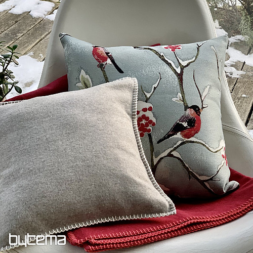 Luksuzni jastuk HÍL sivo-plavi