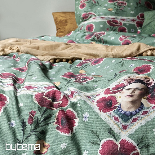 IRISETTE luksuzni pamučni saten FRIDA KAHLO - POPPIES