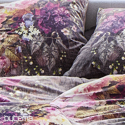 IRISETTE luksuzna posteljina od flanela ZOBEL 8551-90 KNIT FLOWERS