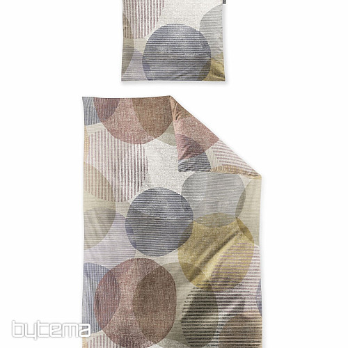 IRISETTE luksuzna posteljina od flanela ZOBEL 8553-50 COLOR WHEELS