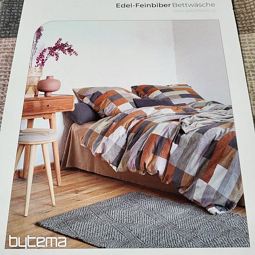 Posteljina od flanela IRISETTE KOALA 8534-50 smeđe siva