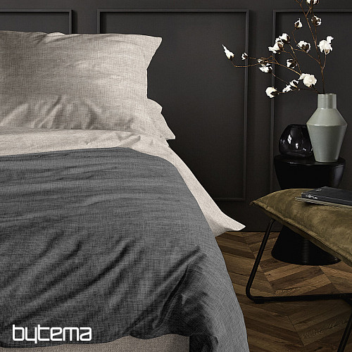 IRISETTE luksuzni pamučni saten WAVE 8557-11 antracit