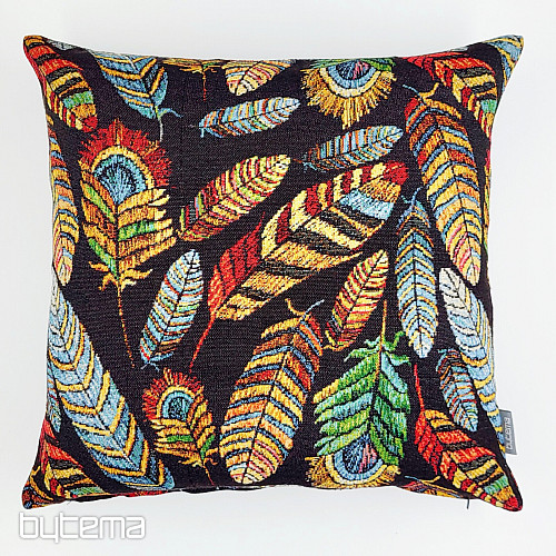 Goblen jastučnica FEATHER BLACK