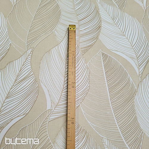 Dekorativna tkanina MAXI LISTOVI 1034