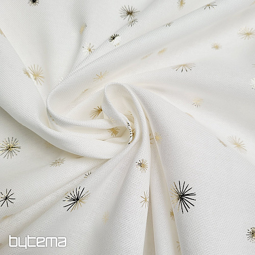 Pamučno platno ZLATNE ZVIJEZDE