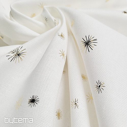 Pamučno platno ZLATNE ZVIJEZDE