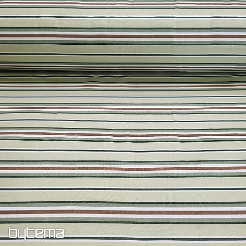 Dekorativna tkanina GREEN STRIPES