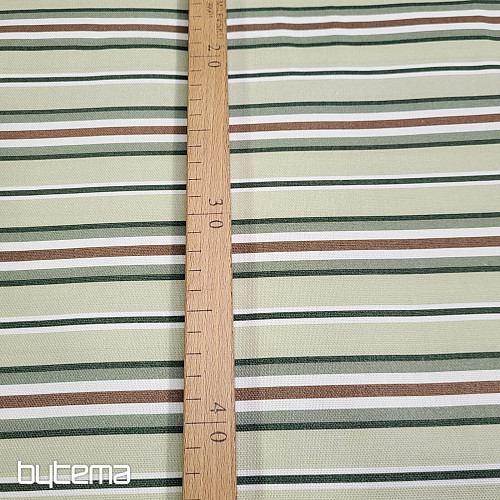 Dekorativna tkanina GREEN STRIPES