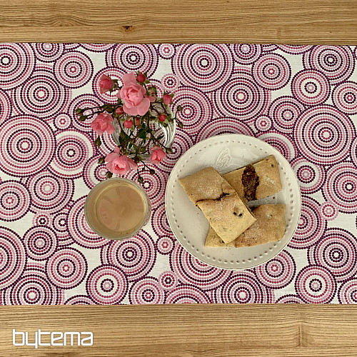 Šal MANDALA ECO lila