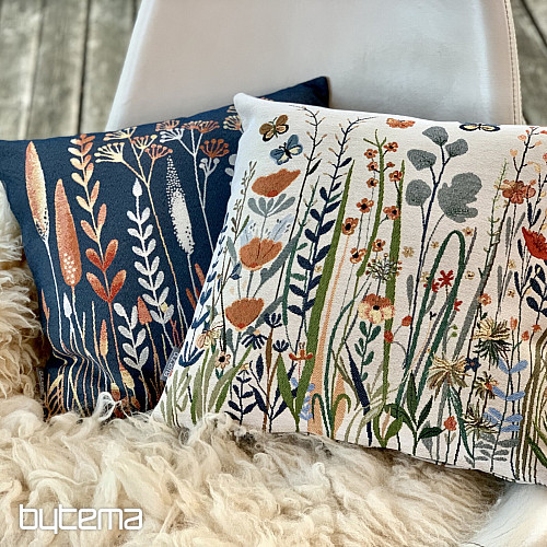 Navlaka za jastuk WILD MEADOW plava
